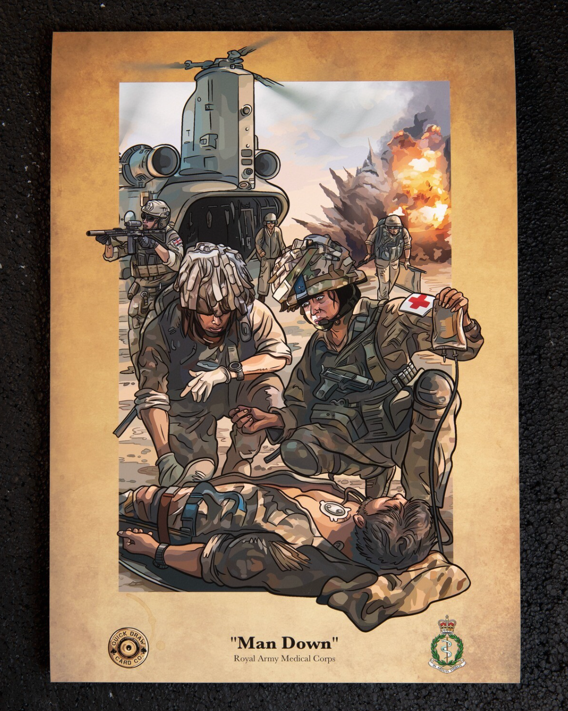 MAN DOWN - ARMY MEDICAL CORPS