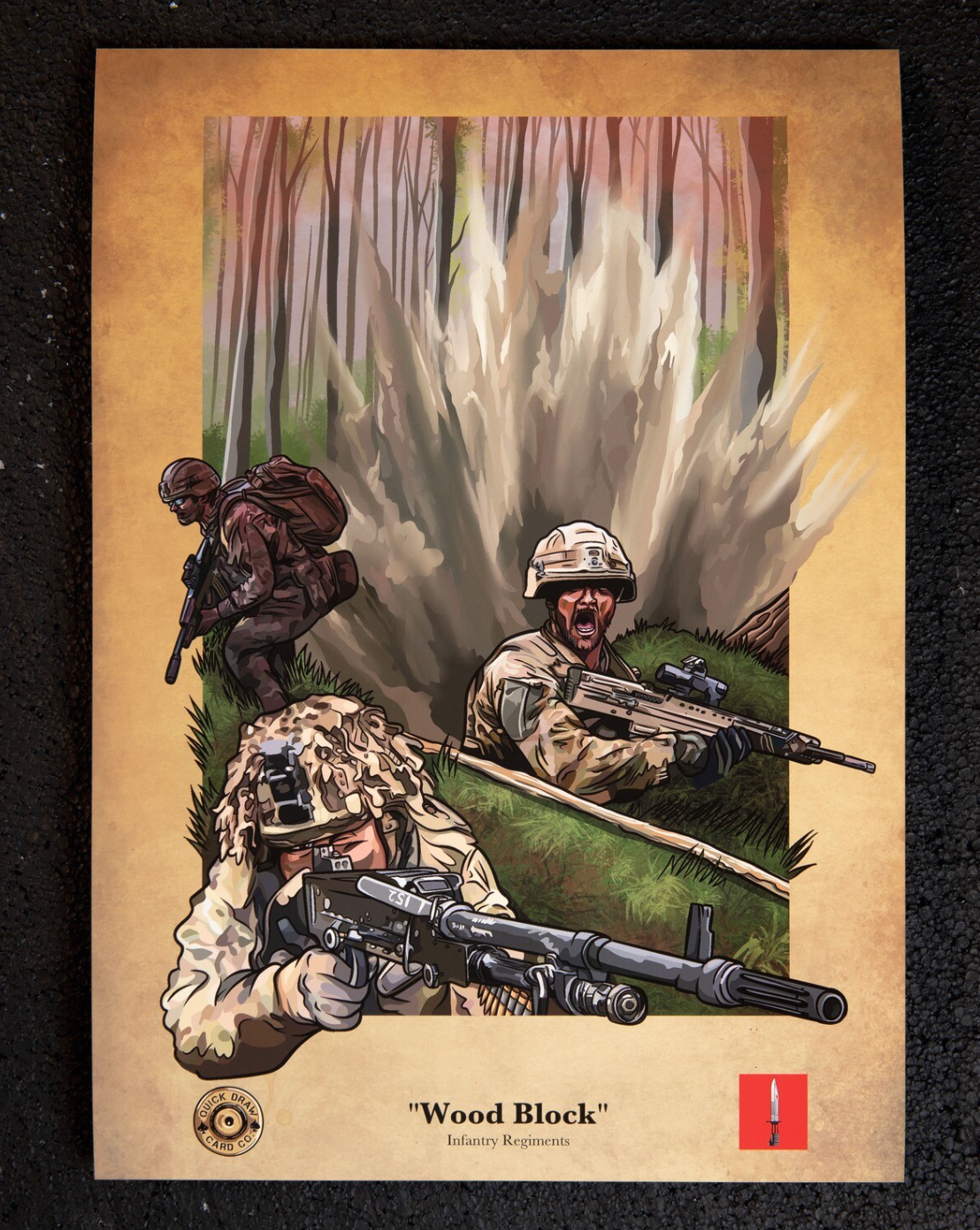 WOOOD BLOCK - INFANTRY REGIMENTS